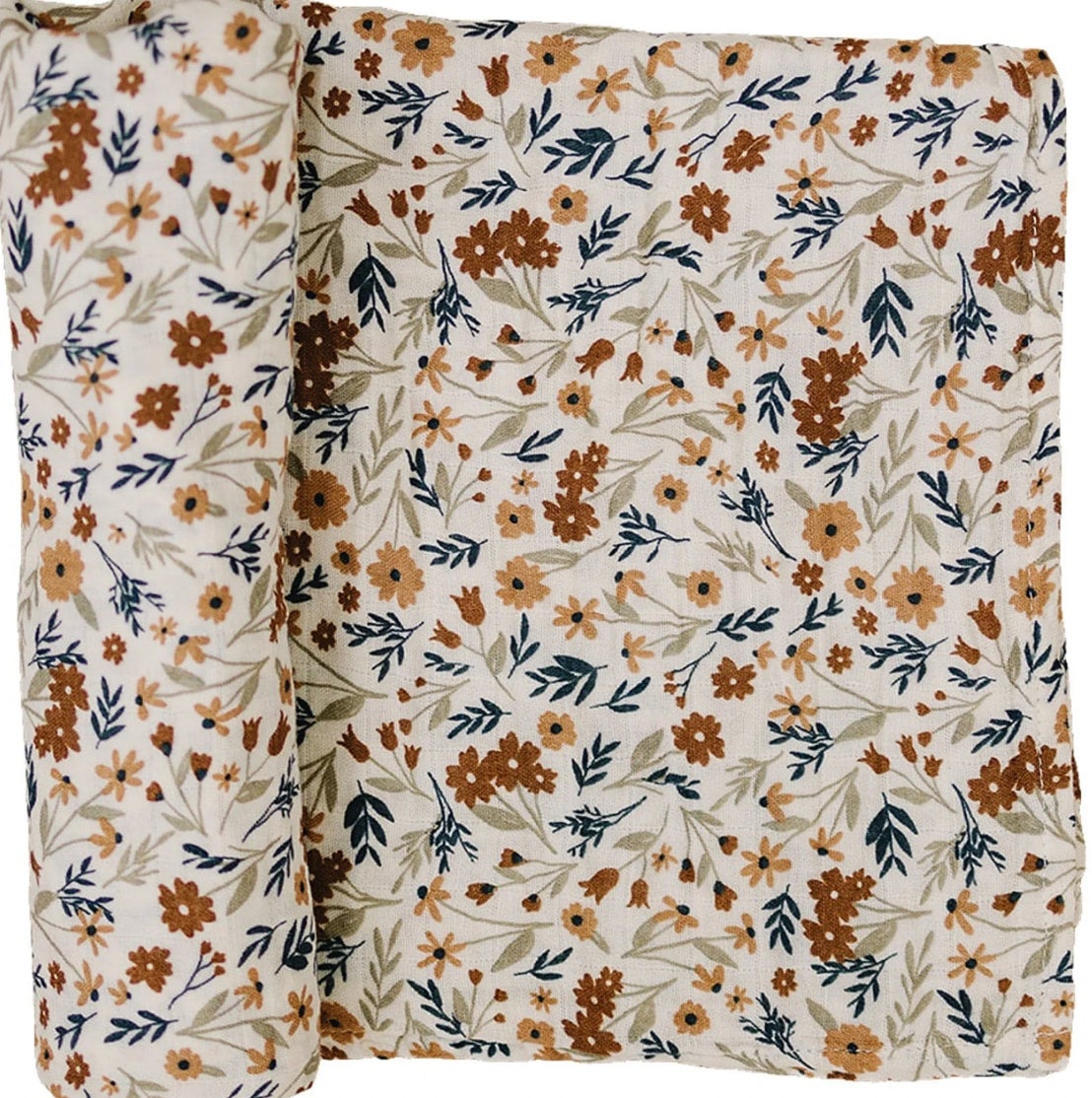 Floral muslin swaddle hot sale
